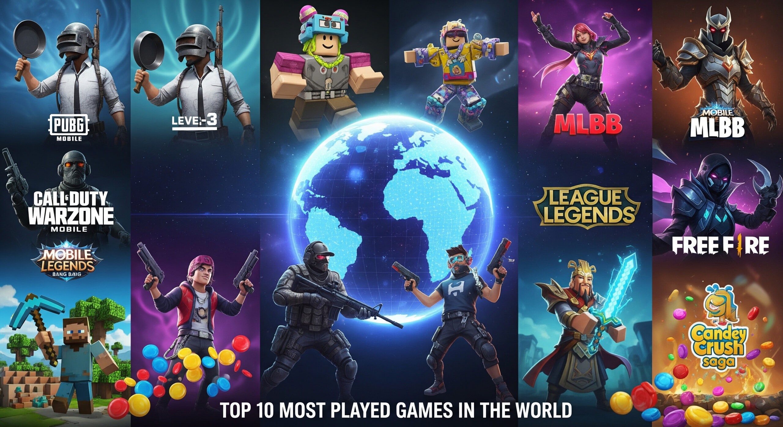 10 Game dengan Pengguna Terbanyak