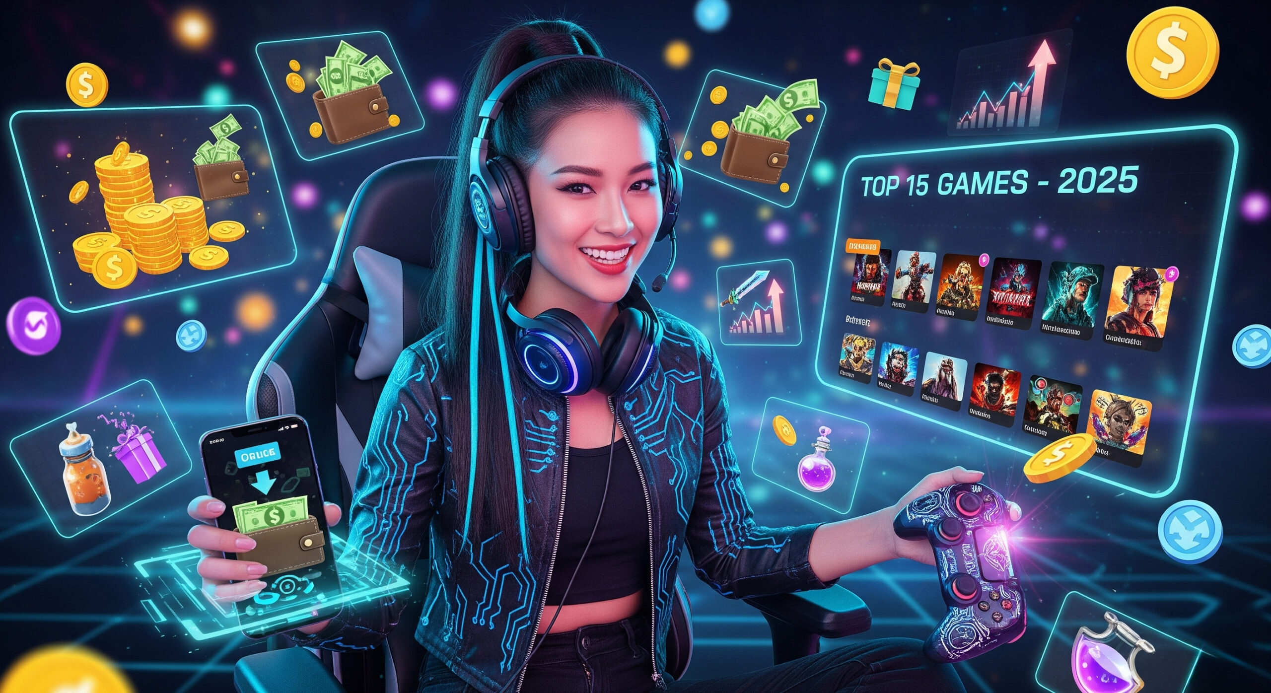 ilustrasei game yang bisa mendapatkan uang 2025