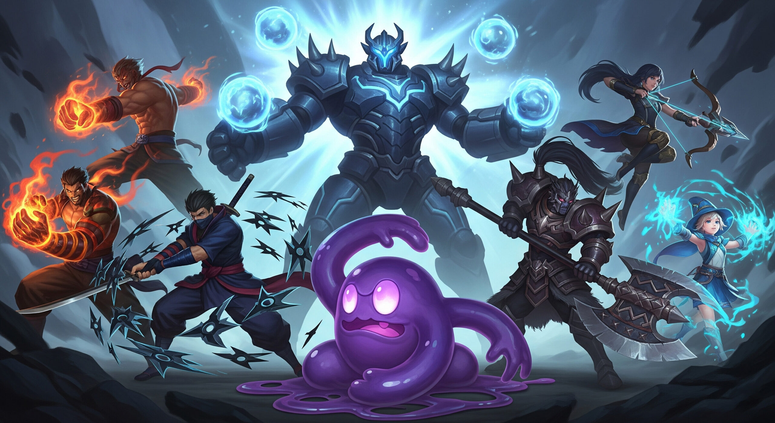 Ilustrasi hero mobile legend