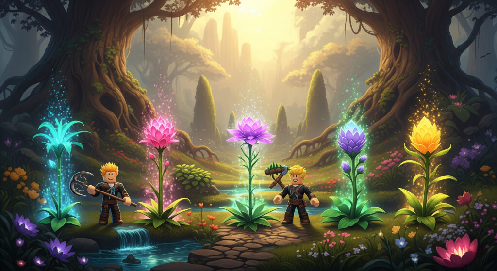 ilustrasi Grow a Garden Roblox ilustrasi by Matador168 studio