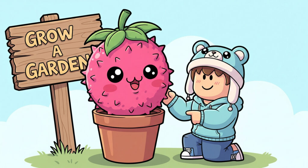 keseruan Pricklefruit dalam roblox, ilustrasi by matador168 studio