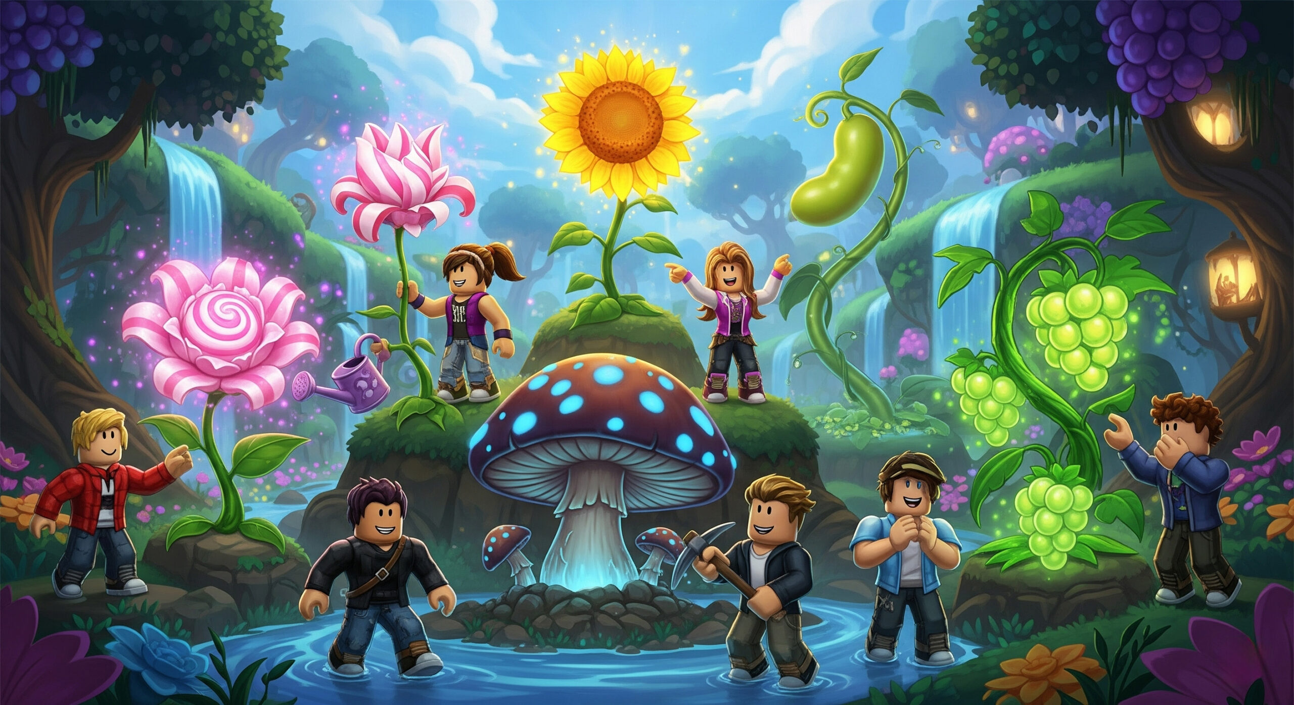 Grow a Garden Roblox/ ilustrasi by Matador168 studio