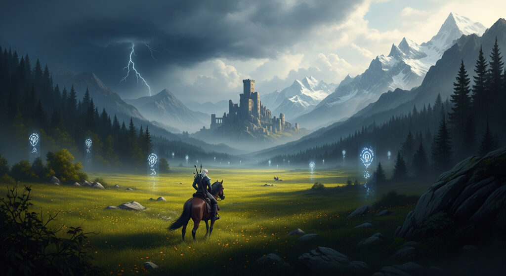 the witcher 3 ilustrasi by Matador168 studio