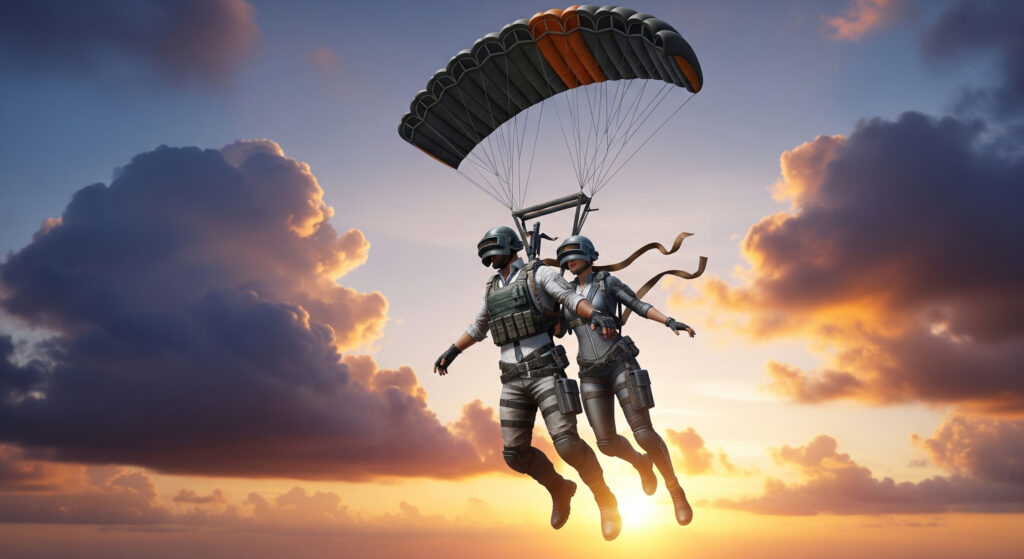 Karakter game PUBG/ ilustrasi by matador168 studio