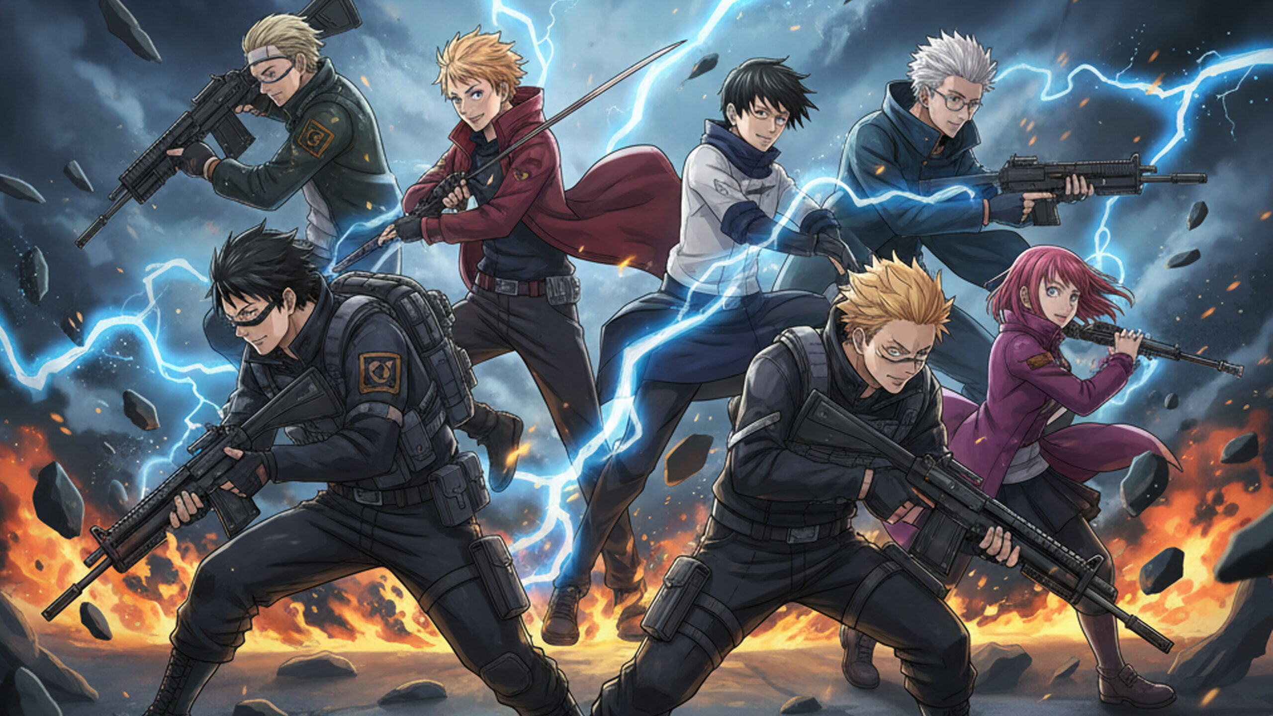 Kolaborasi Free Fire x Jujutsu Kaisen Akan Hadir di Awal Tahun 2026/ ilustrasi studio matador168